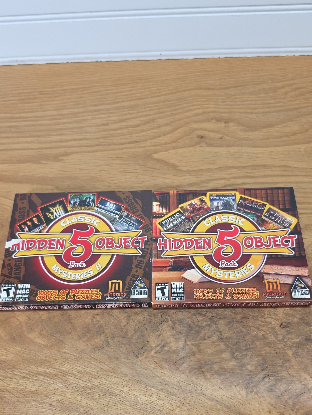 2 Classic Hidden Object Mysteries 5-Pack PC Game Set